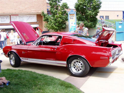 1968 Ford Mustang Shelby GT500KR. This is a 1968 Shelby GT500KR which has 